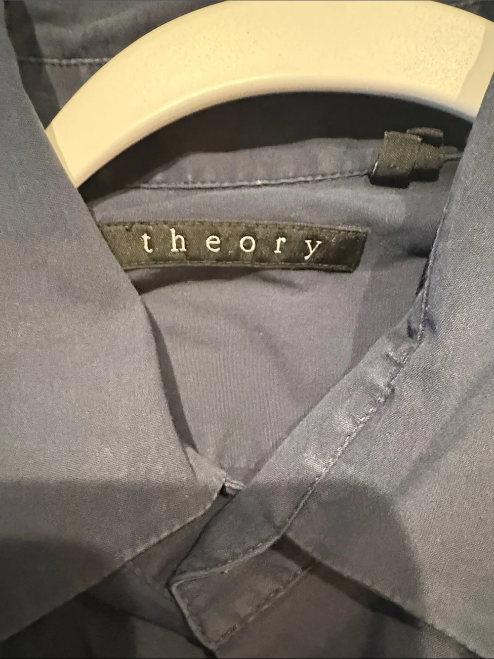Theory Men’s Navy Dress Shirt